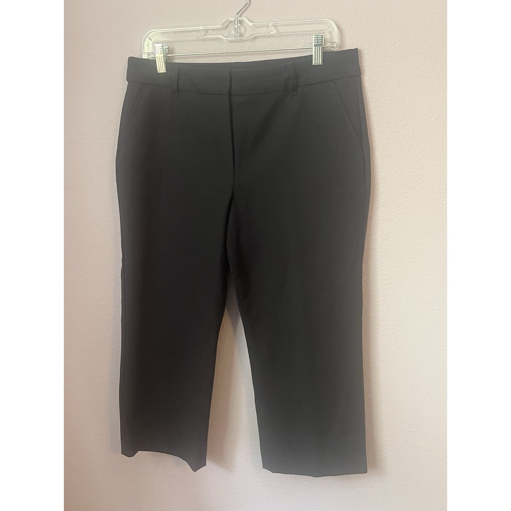 Talbots Navy Blue Career Dress Capri Pants‎ Size 12 Petite